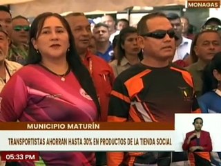Monagas | Transportistas son beneficiados con la inauguración de una tienda social
