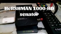 شرح طريقه تحديث رسيفر HeRSHMAN 1000-HD senator