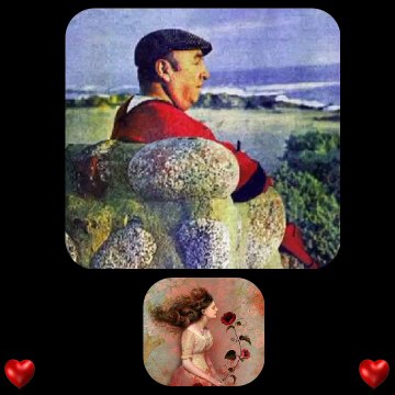 Una poesia di Pablo Neruda in duetto bilingue con Patrizia Giardini, che recita la traduzione italiana per intero, a seguire la mia recitazione della versione originale