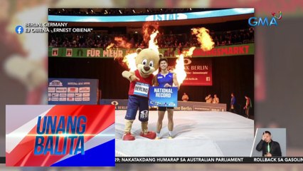 PHL pole vaulter EJ Obiena, panalo ng gold medal sa ISTAF Indoor Tournament; na-set ang bagong Nat'l at Asian record sa indoor pole vaulting | UB