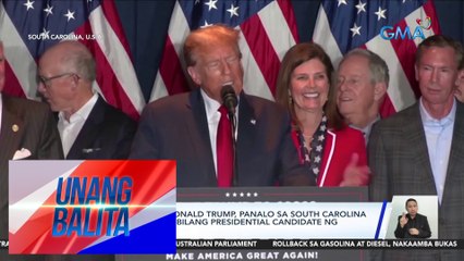 Download Video: Dating U.S. Pres. Donald Trump, panalo sa South Carolina primary elections bulang presidential candidate ng Republican Party | UB