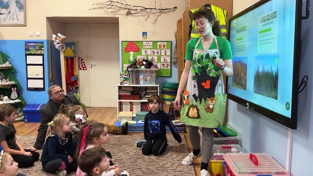 Strefa zagadek LMK w przedszkolu nr 8 we Włocławku