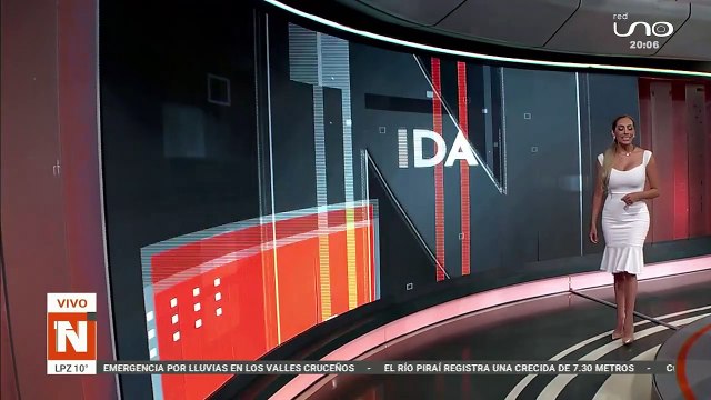 Dos personas fueron rescatadas tras la crecida del río Piraí.