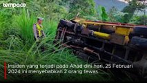 Truk Grup Kesenian Bantengan di Pasuruan Masuk Jurang, 2 Orang Tewas