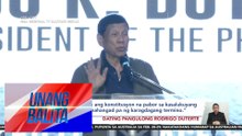 Dating Pangulong Rodrigo Duterte: Huwag baguhin ang konstitusyon kung pabor para sa kasalukuyang nakaupo | UB
