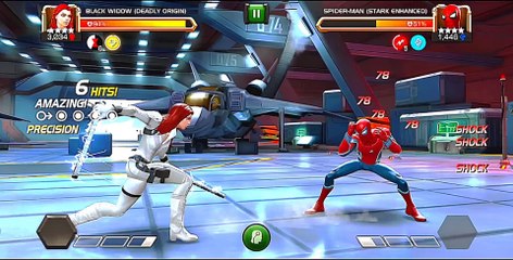 Black widow  Spider man Fighting video 