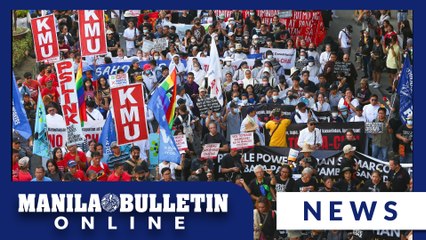 Activist groups commemorate EDSA People Power and protest against Cha-Cha