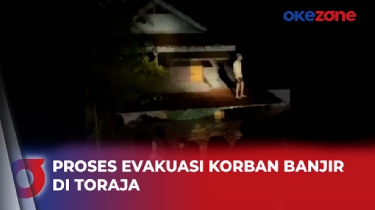 Korban Banjir di Makale Toraja Berhasil Dievakuasi dan Dilarikan ke Rumah Sakit