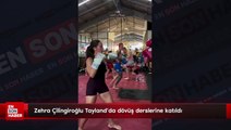 Hülya Avşar'ın kızı Zehra Çilingiroğlu Tayland'da dövüş derslerine katıldı