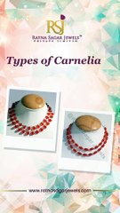 Types of Carnelian Gemstone Beads