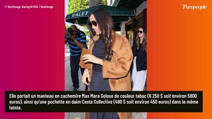 Meghan Markle en ballerines et manteau Max Mara : Son look décontracté vaut près de 7500 euros