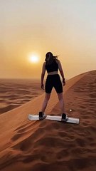 Download Video: Sandboarding in desert safari Dubai, Adventure Dubai