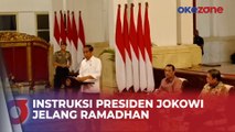 Presiden Jokowi Minta Para Menteri Jaga Stok dan Stabilitas Harga Pangan Jelang Ramadhan
