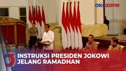 Presiden Jokowi Minta Para Menteri Jaga Stok dan Stabilitas Harga Pangan Jelang Ramadhan