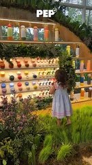 Solenn Heussaff's daughter Tili at the Sunnies Flask Land store #PEP #shorts