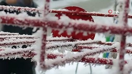 Sibirya soğukları Ardahan’ı dondurdu