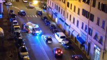 Rissa in centro, l'intervento dei carabinieri. L'uomo colpito portato in ospedale