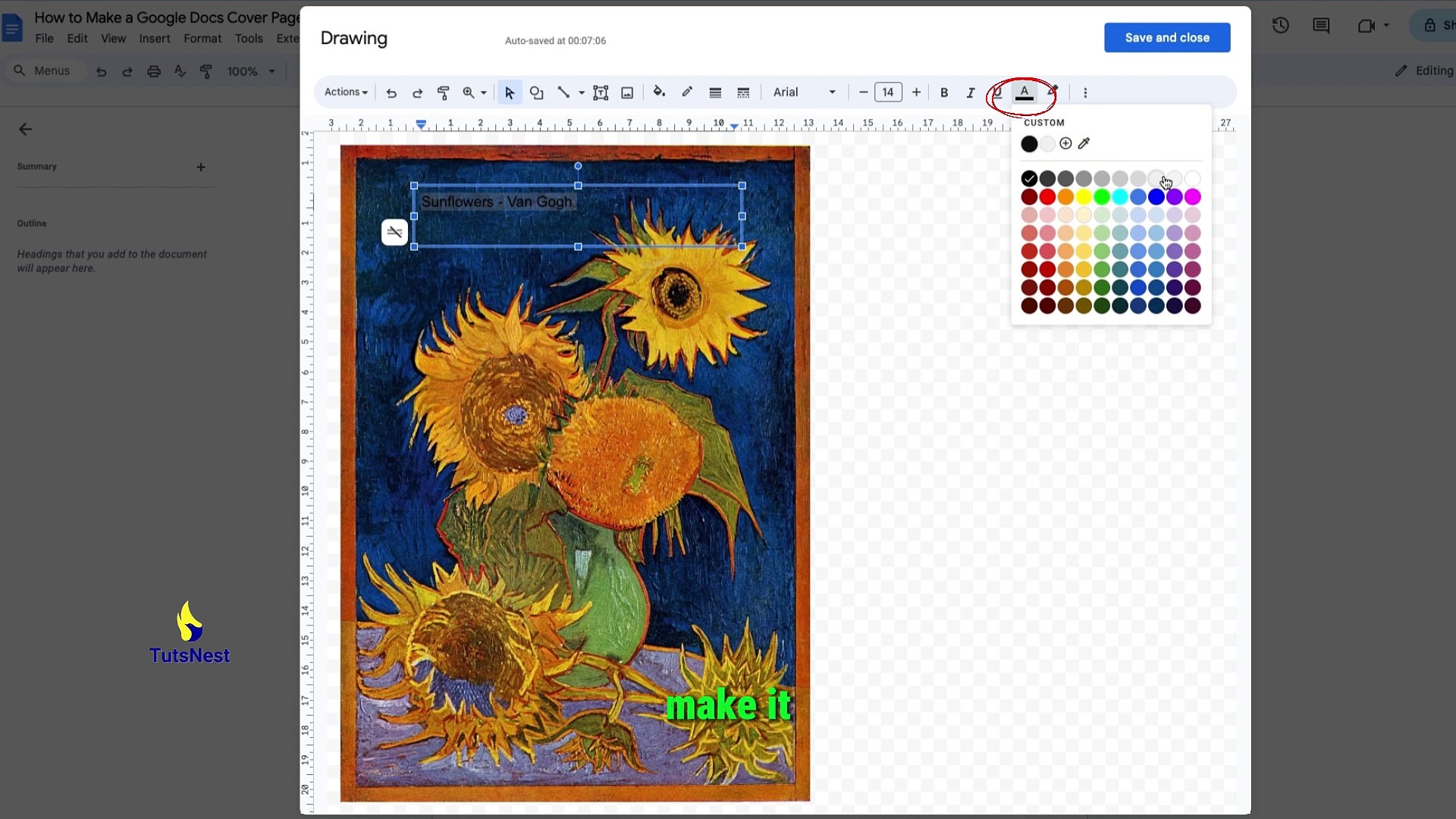 ⁣How To Make A Google Docs Cover Page