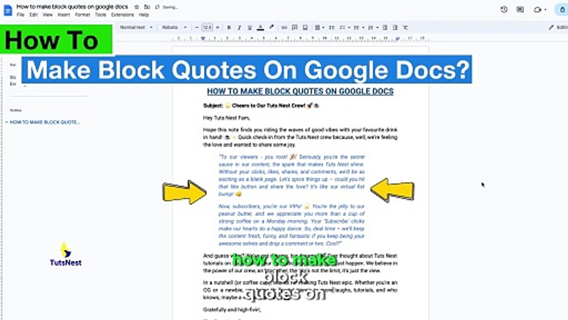 Google Docs Quotes How To Do MLA Format In Google Docs: The Ultimate