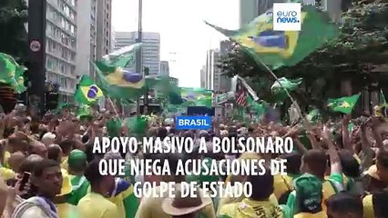 Brasil: Miles de personas se manifiestan contra la inelegibilidad de Bolsonaro