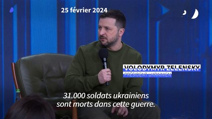 Zelensky déclare que 31.000 militaires ukrainiens ont été tués dans la guerre avec la Russie