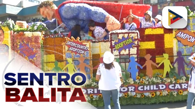 Grand street dance parade at Grand Float parade ng Panagbenga Festival, dinayo ng libu-libong turista