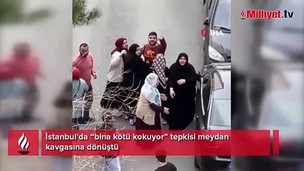 'Bina kötü kokuyor' dedi ortalık karıştı! 7 kişi yaralandı bir çocuğun kaşı patladı