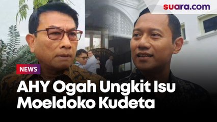 Sudah Move On usai Masuk Kabinet Jokowi, AHY Ogah Ungkit Masalah Moeldoko Kudeta Demokrat