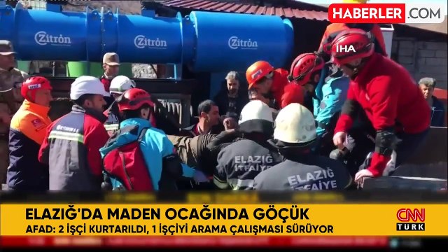 Elazığ'da maden ocağında göçük! 1 kişi toprak altında kaldı, ekipler olay yerinde