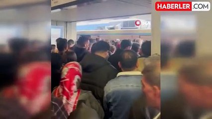 İstanbul'da metro bozuldu, vatandaşlar yolda kaldı
