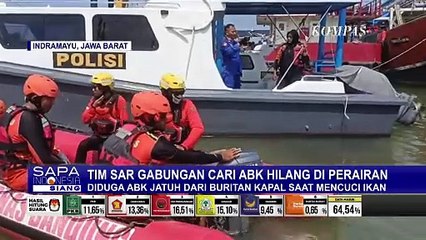 Download Video: Tim SAR Gabungan Cari ABK KM Indra Jaya yang Hilang di Perairan Indramayu