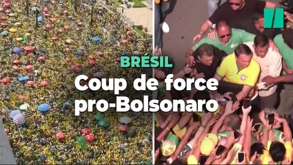 Une marée jaune a envahi Sao Paulo pour soutenir Bolsonaro