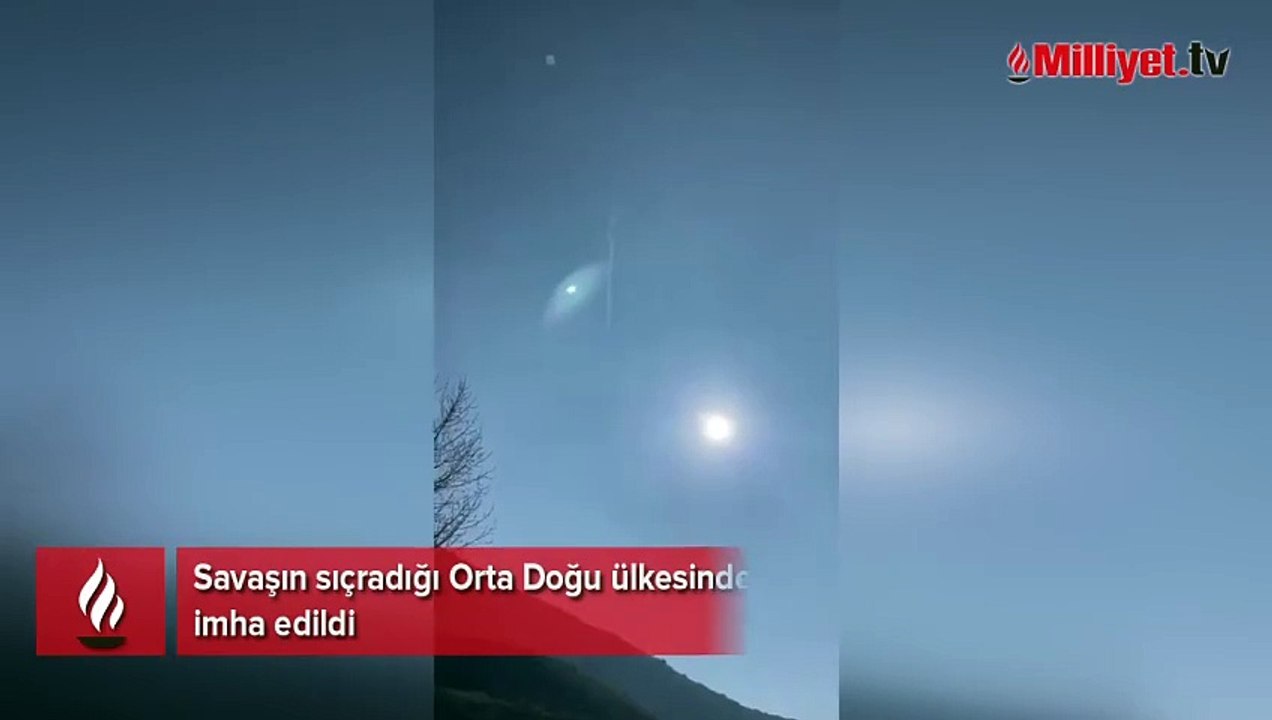 Savaşın sıçradığı Orta Doğu ülkesinde İsrail SİHA'sı havada imha edildi