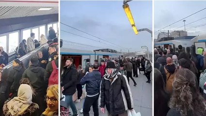 İstanbul'da metro bozuldu, vatandaşlar yolda kaldı