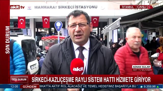 Sirkeci - Kazlıçeşme raylı sistem hattı hizmete giriyor