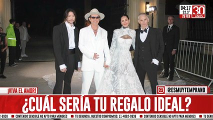 Se casaron Cande Tinelli y Coti Sorokin