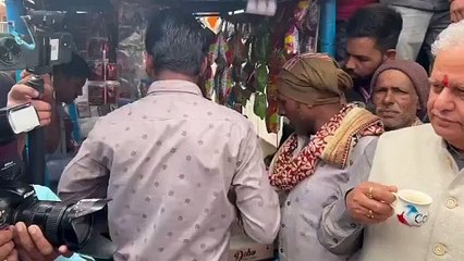VIDEO : अचानक चाय की थड़ी देखकर रुके राजस्थान सीएम भजनलाल शर्मा, और फिर...