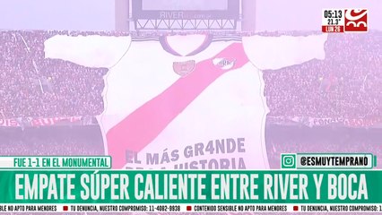 ¡Clásico apasionante! River y Boca empatan 1-1 en un duelo vibrante ⚽