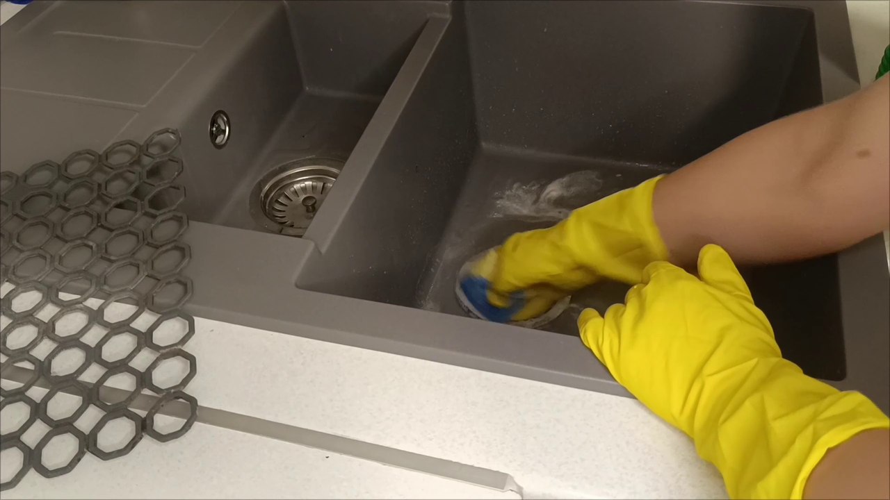 ASMR ✨ SINK CLEANING  CLEANING MOTIVATION  (NO TALKING)