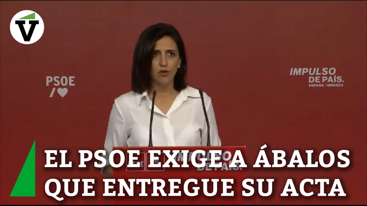 El PSOE exige a Ábalos que entregue su acta en las próximas 24 horas "por responsabilidad" en el 'caso Koldo'
