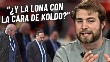 Josué Cárdenas apunta a la izquierda: “¡Dónde está la lona con la cara de Koldo!”