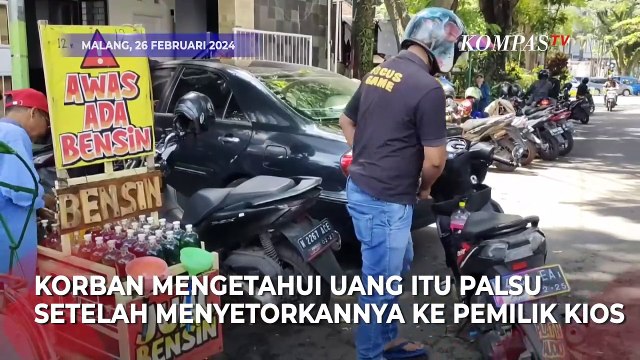 Penjual Bensin Eceran di Malang Jadi Korban Peredaran Uang Palsu Pecahan Rp100 Ribu