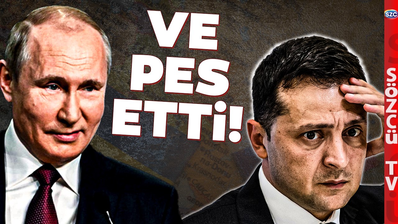 Ve Zelenski Savaşta Geri Adım Attı! Barış İstiyor! Ama Putin'le Müzakere Etmeden...