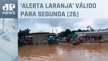 Inmet alerta para tempestades e rajadas de até 100 km/h na Baixada Santista
