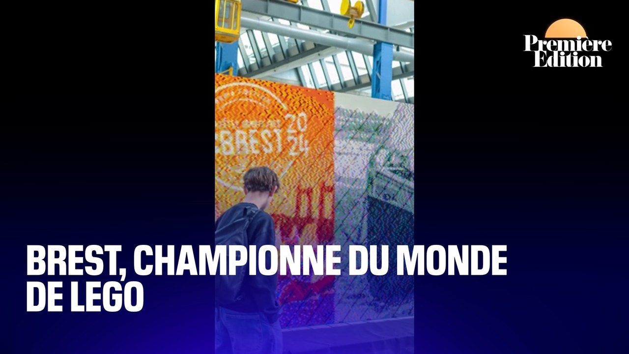 Brest revendique la plus grande construction en Lego au monde, avec près de 250.000 pièces