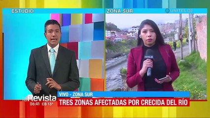 La Paz: Una avenida desaparece por la fuerza del río en Callapa; hay varias casas al borde del colapso 