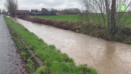 Le rue de Barge a débordé