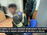 Detenido un okupa magrebí reincidente por intentar apuñalar a varios vecinos de Nájera (La Rioja)