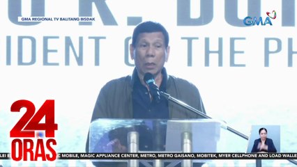 FPRRD, suportado ang pagbabago sa konstitusyon pero hindi aniya dapat papabor sa mga kasalukuyang nakaupo at sa susunod na eleksyon | 24 Oras