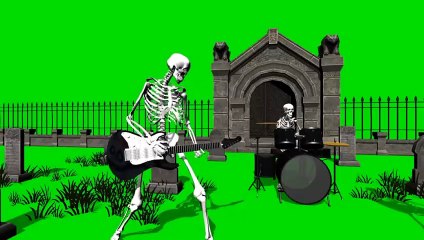band of skeletons#/ Green Screen